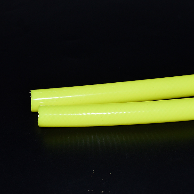 Yellow Braided Silicone Tube