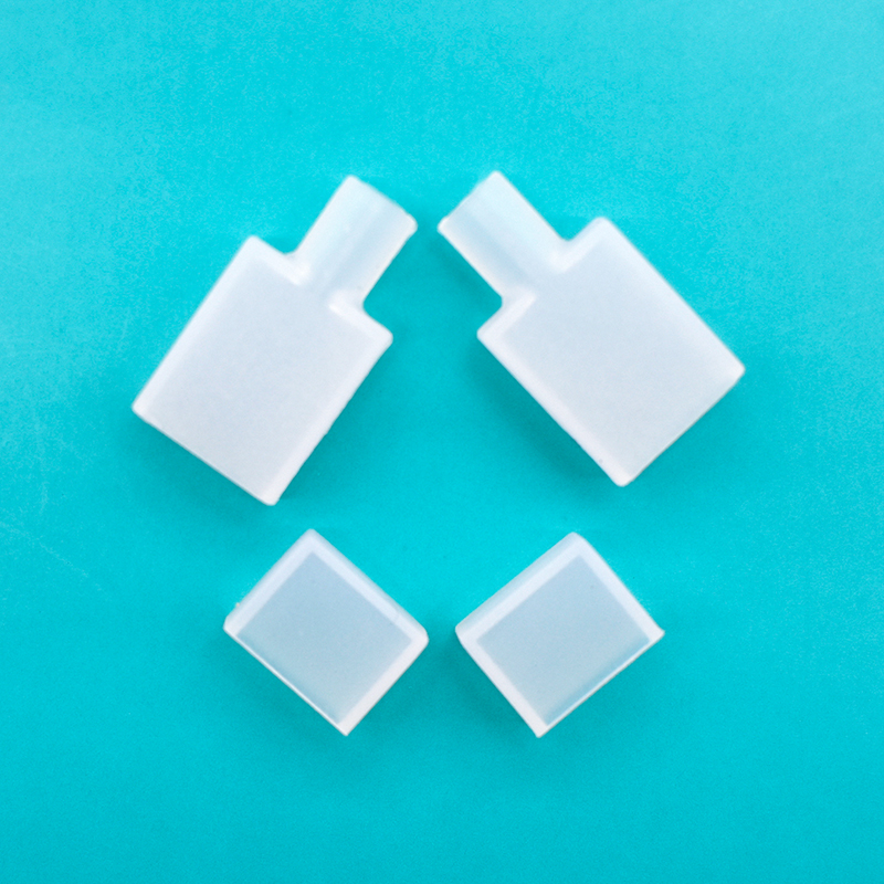 0410 LED Neon Light Silicone End Cap, Straight Wire Outlet Tail Plug