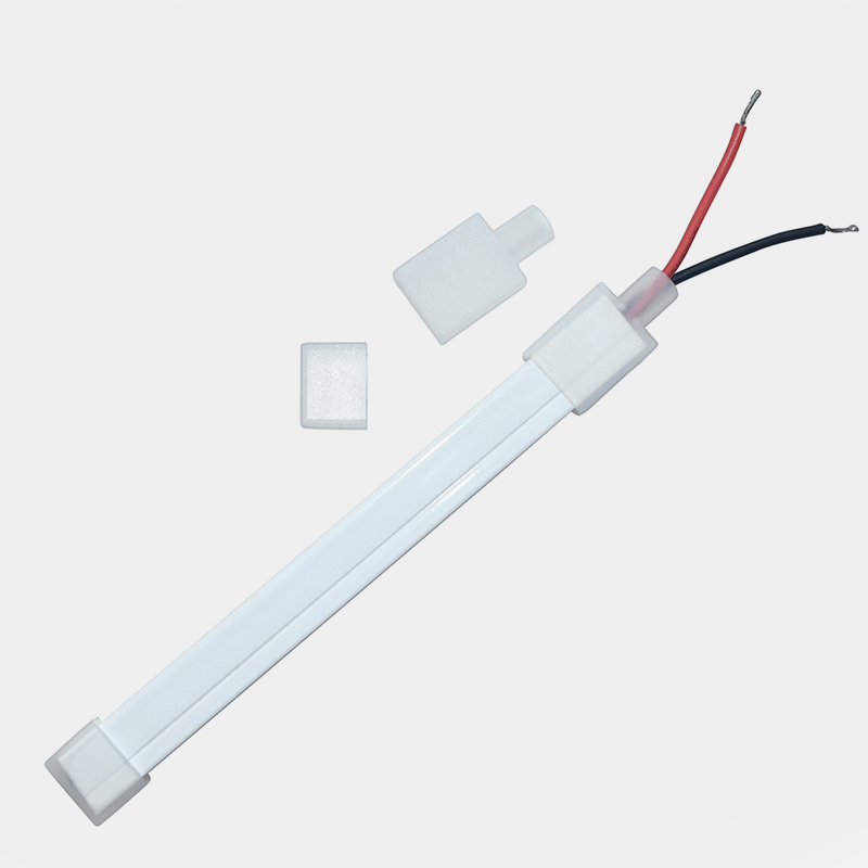 0410 LED Neon Light Silicone End Cap, Straight Wire Outlet Tail Plug